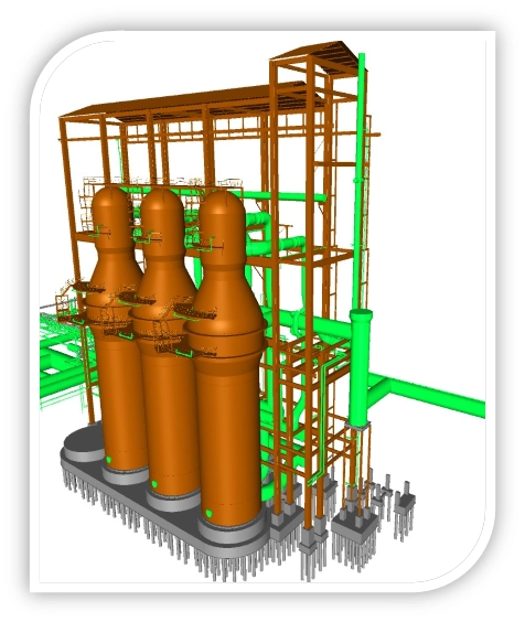 Takeoff for steel plant with BIM